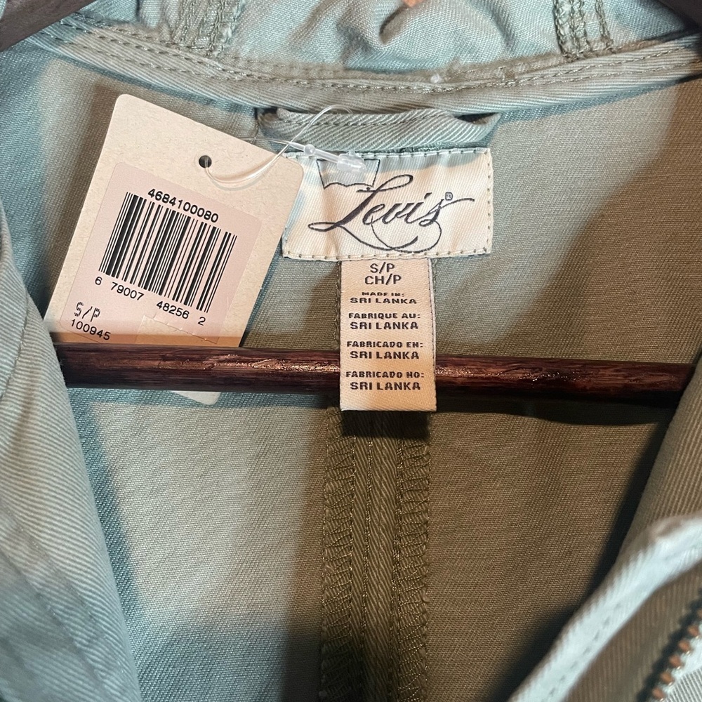 Levi’s Women’s Utility Jacket in light green size Small - Picture 3 of 9